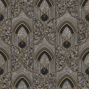 Gold Arch Deco wallpaper